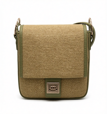 Italian Women’s Handbag in Light Olive Beige (Alex Max)