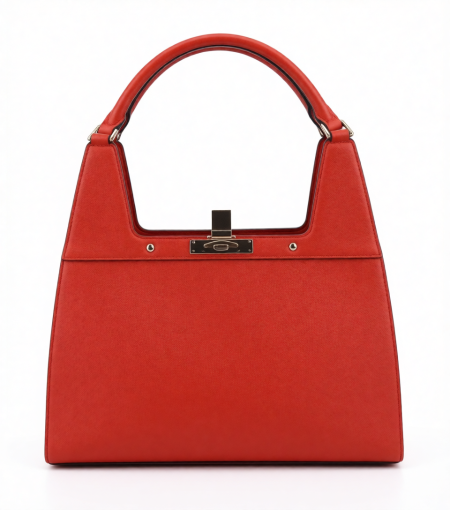Woman's Red Italian Handbag (ALEX MAX)