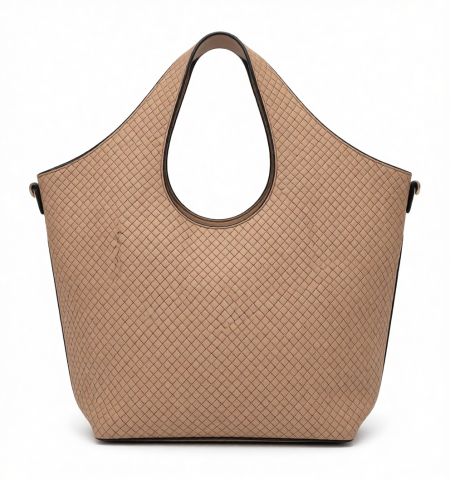 Woman's Beige Italian Handbag (ALEX MAX)