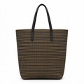 Italian Women’s Handbag in Woven Brown (Alex Max)