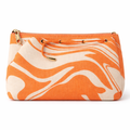Woman's White &Orange Italian Handbag (ALEX MAX)