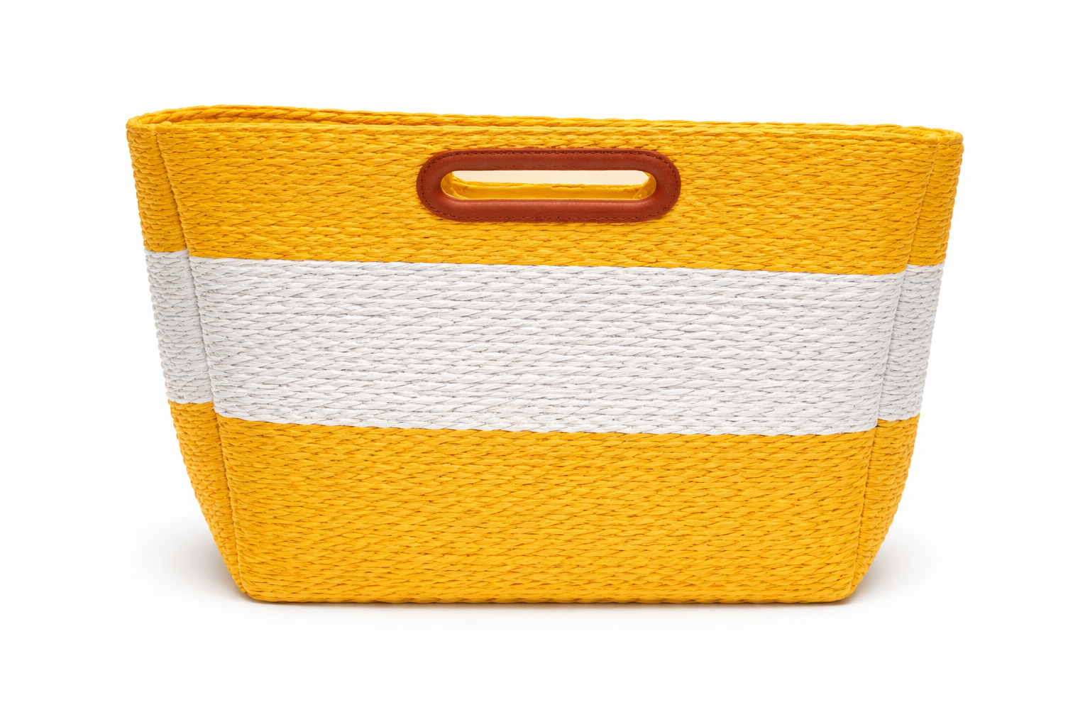 Woman's Yellow Italian Handbag (ALEX MAX)