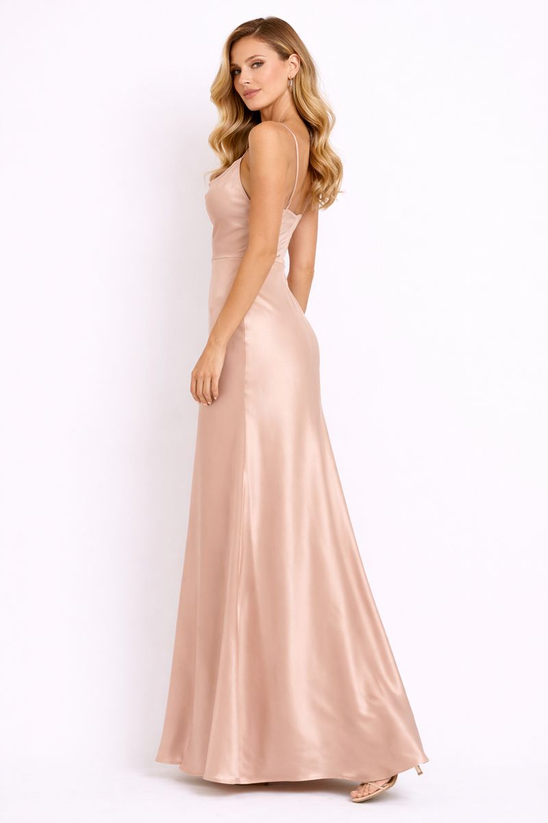 Dresses  Soft blush satin elegant maxi (Guess)