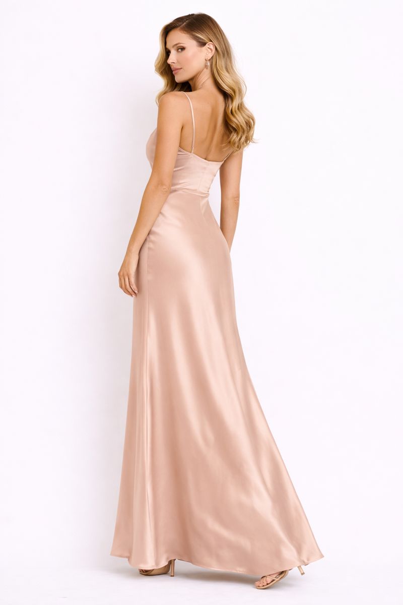 Dresses  Soft blush satin elegant maxi (Guess)