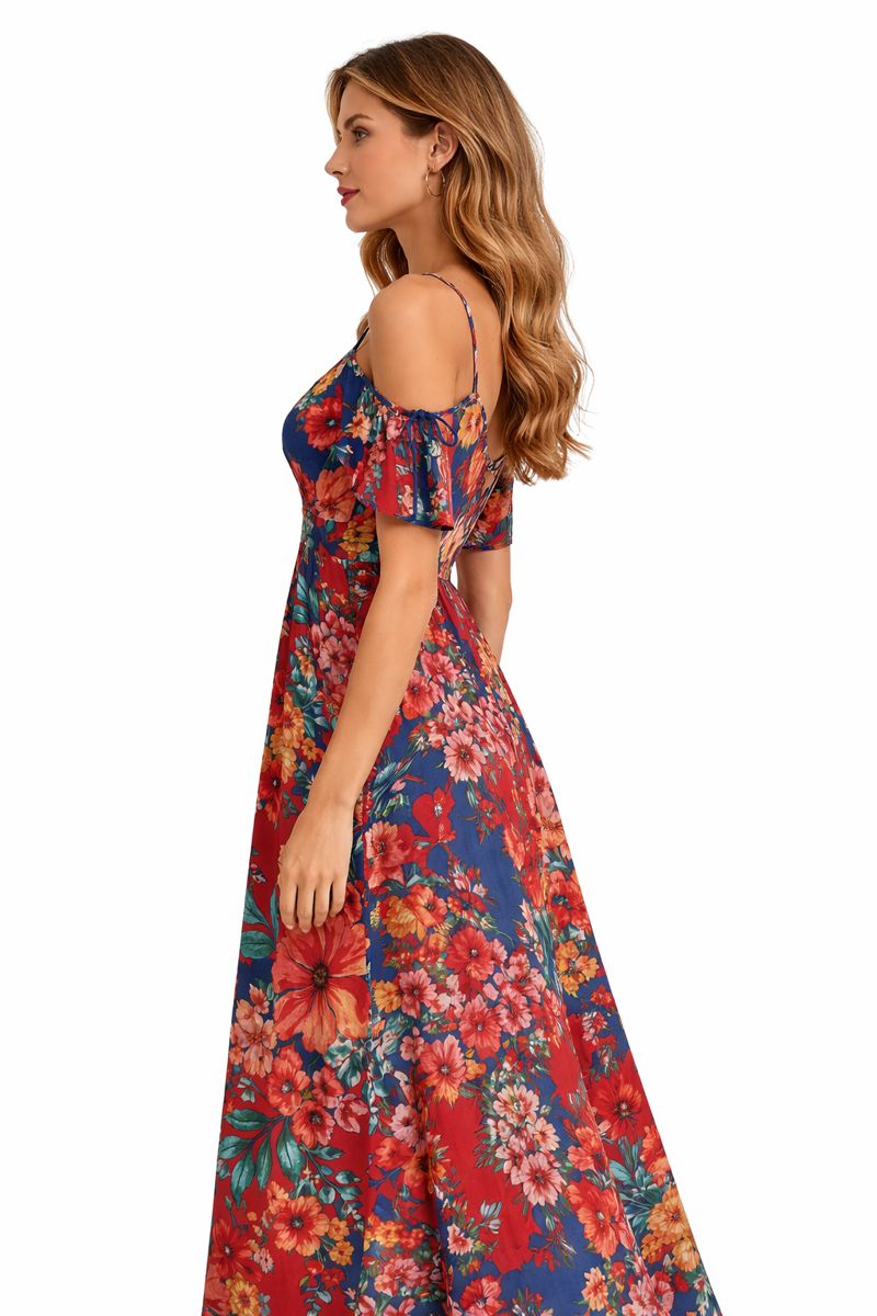 Dreses  Red floral summer style (Guess)