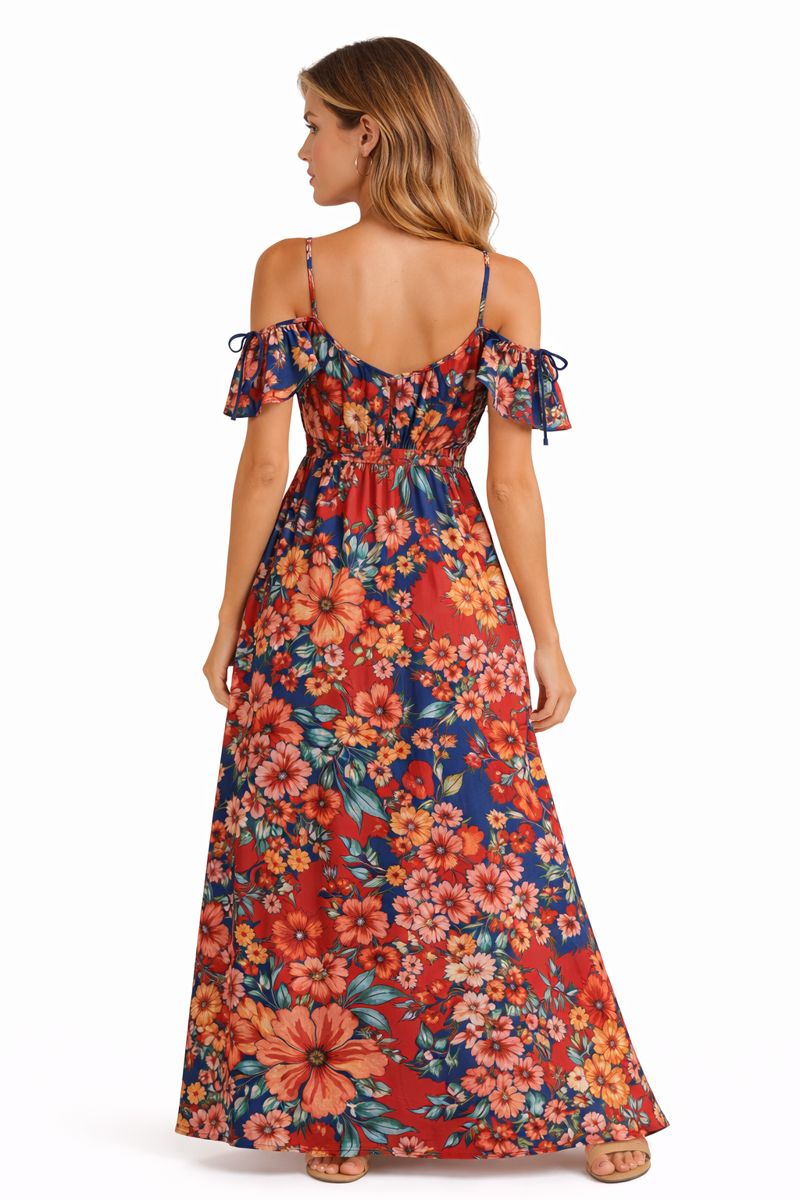 Dreses  Red floral summer style (Guess)