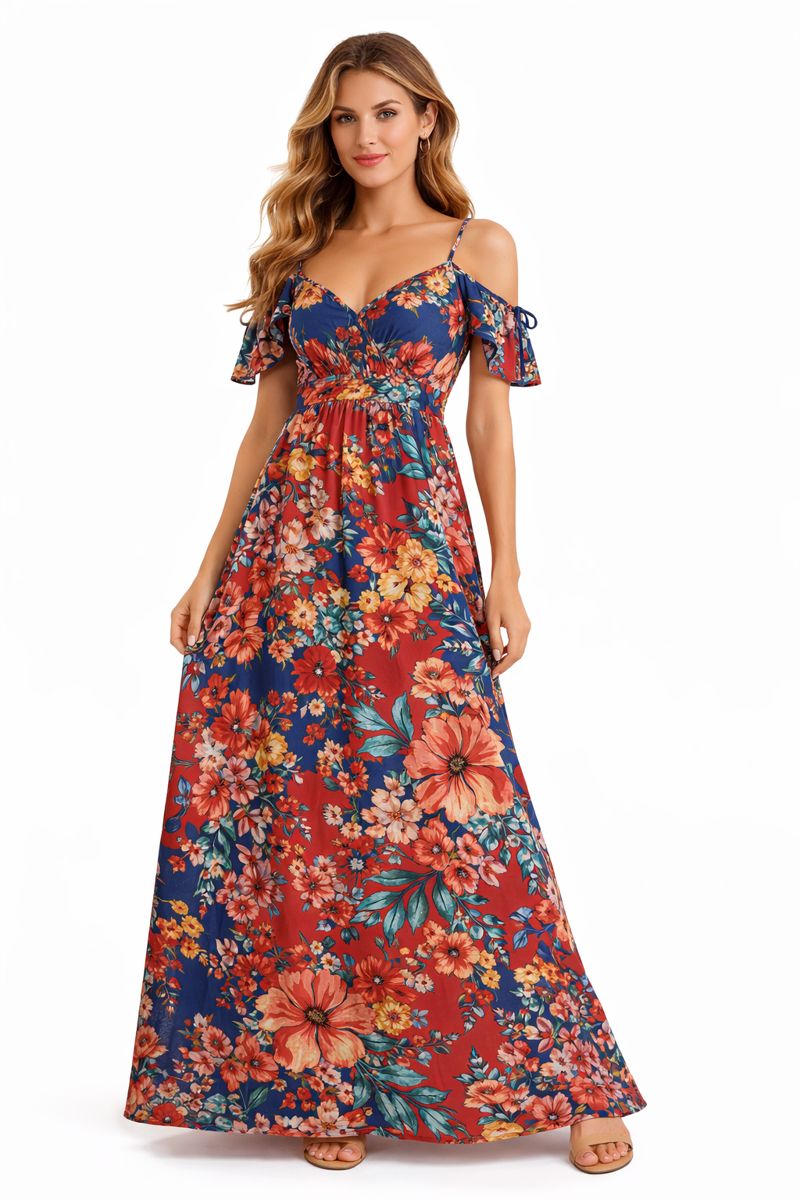 Dreses  Red floral summer style (Guess)