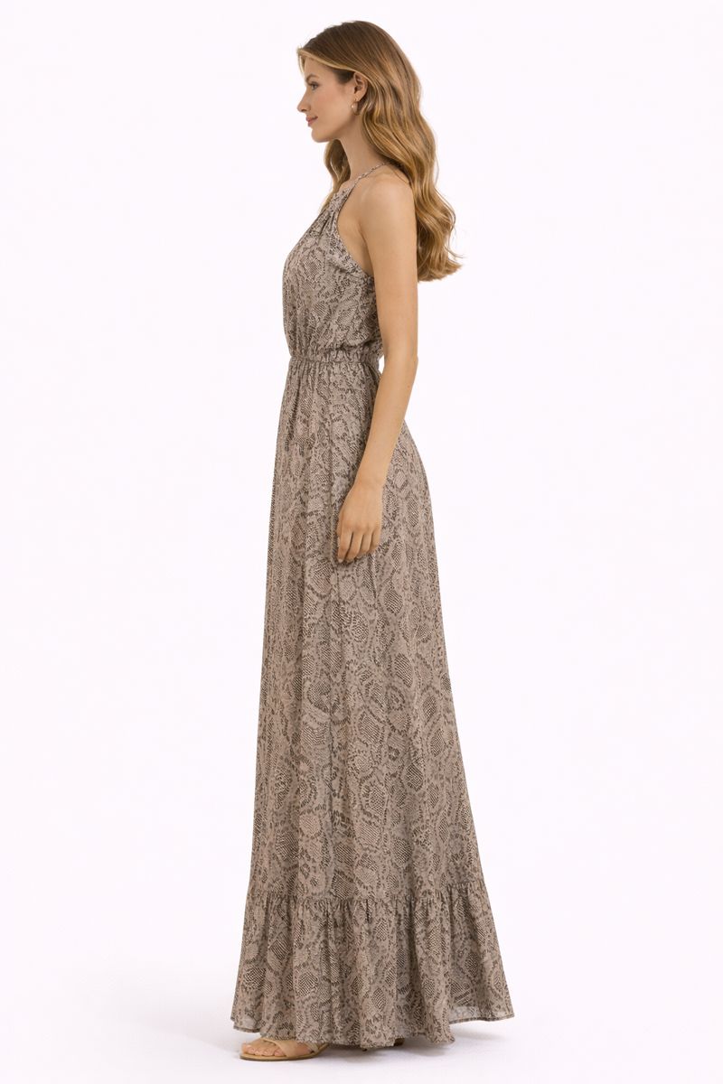 Dreses Olive snake halter style (Guess)