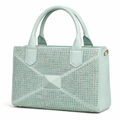 Italian Women's Handbag  Light Green(ALEX MAX)