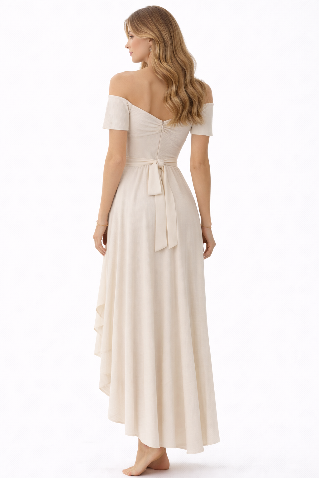 Dreses White pleated wrap tie dress( Guess)