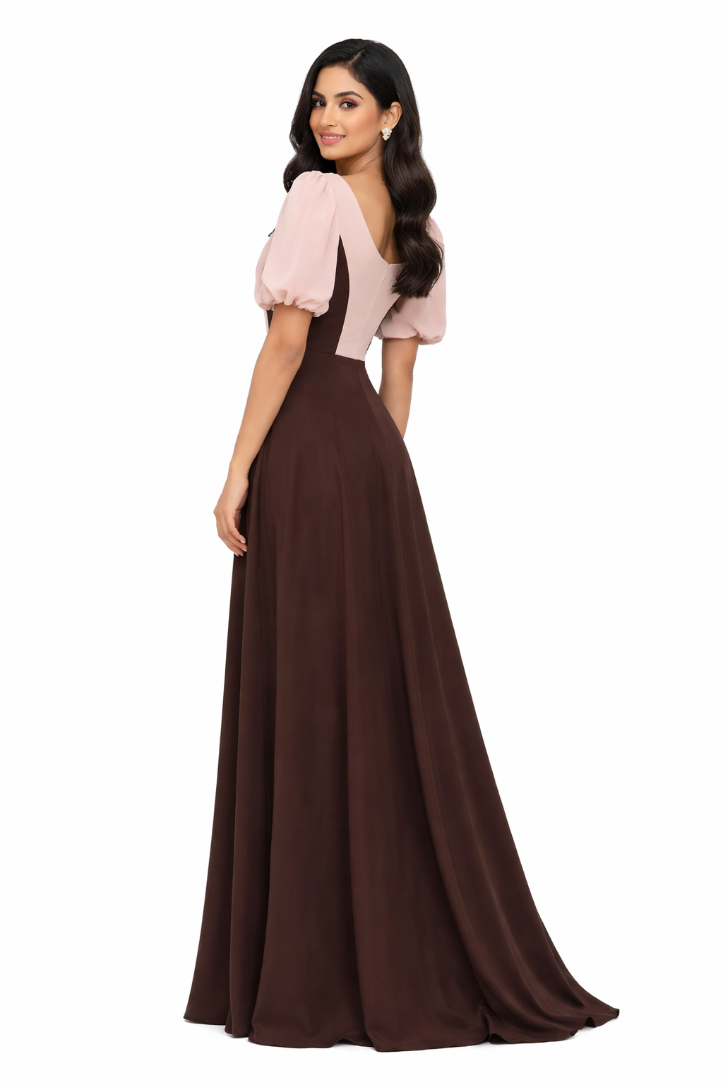 Dreses marciano Elegant beige and brown maxi dress (Guess)