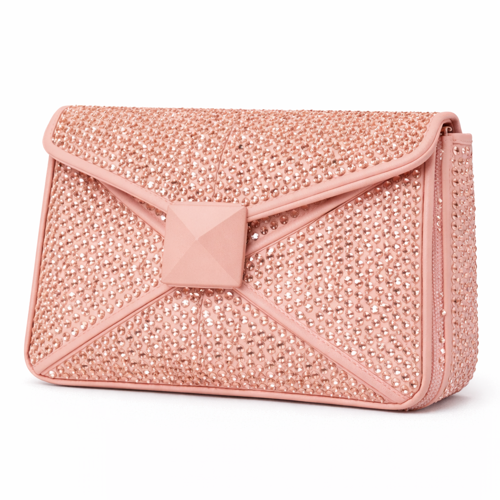 Woman's Pink Italian Handbag (ALEX MAX)