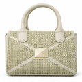 Italian Women's Handbag Beige (ALEX MAX)