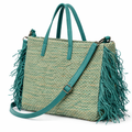 Italian Women's Handbag – Turquoise Green(ALEX MAX)