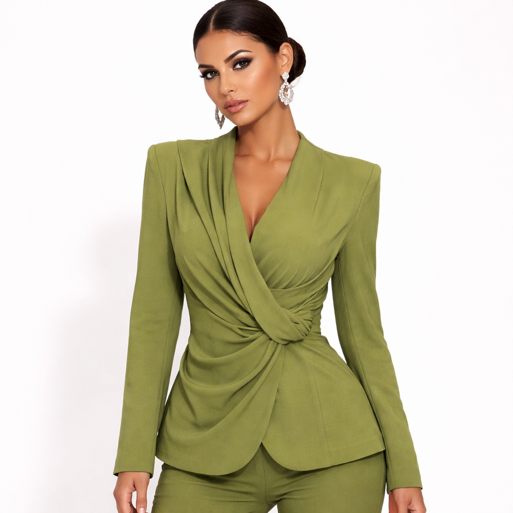 Women's light green jacket (Hanita)