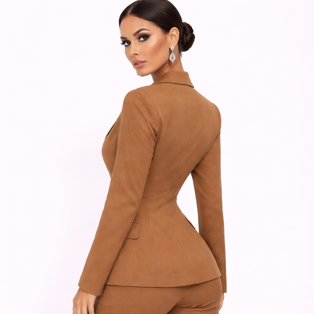 Women's light brown jacket (Hanita)