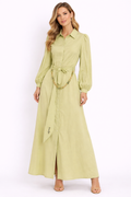Dreses  Lemon mini dress puff sleeves (Guess)