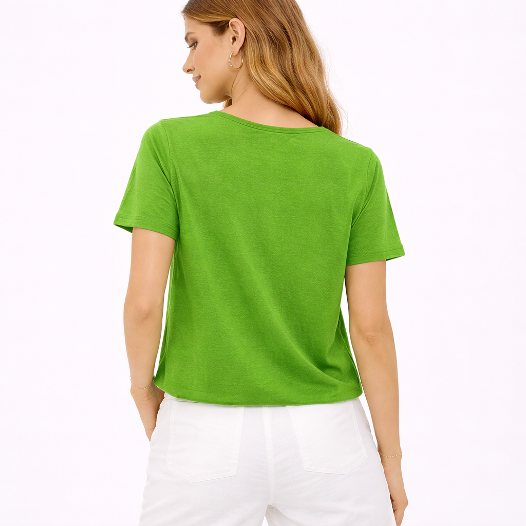 Vibrant Green Blouse (Hanita)