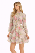floral-print chiffondress (Guess)