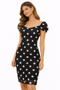 Classic attractive polka dot dress (Guess)