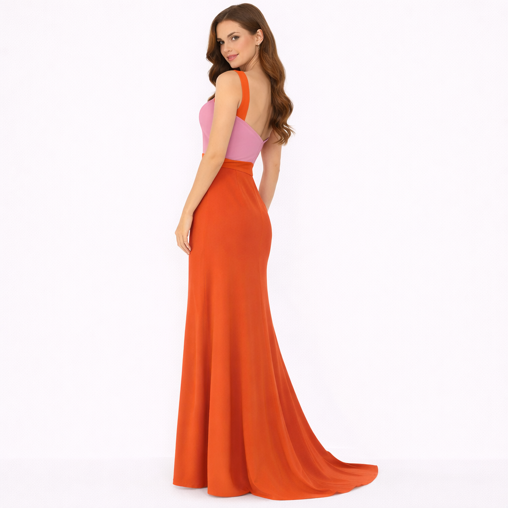 Women's Dress PINK*ORANGE  (HANITA)
