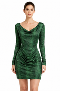 Chic snake print mini dress. (Guess)