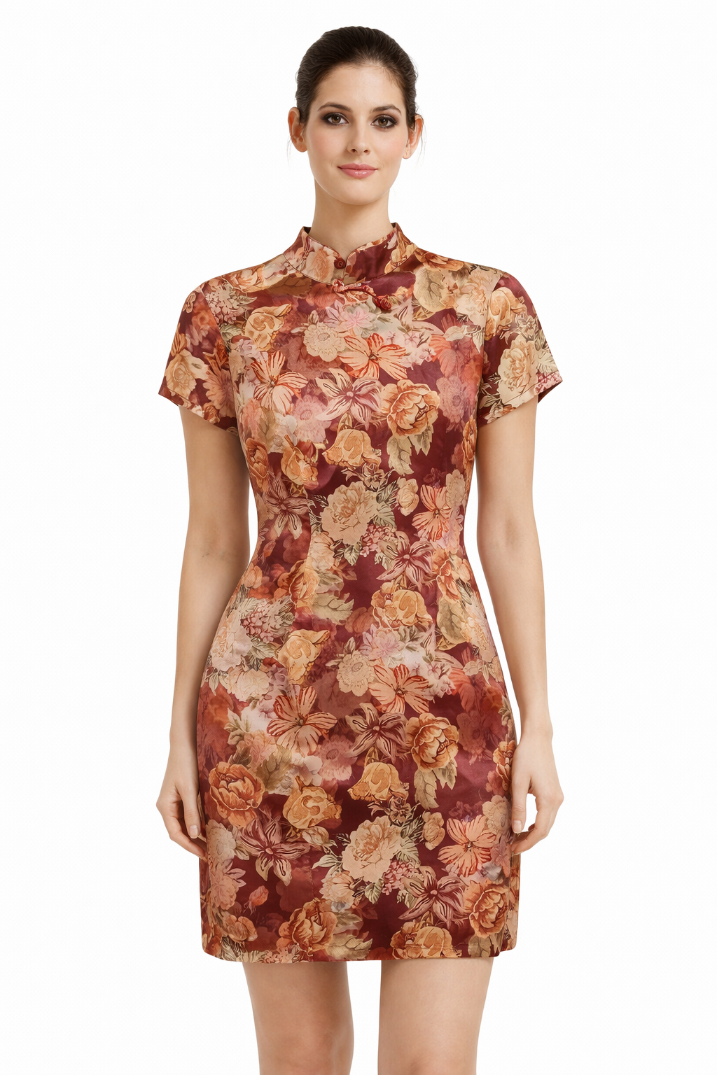 Vintage floral print mini dress (Guess)