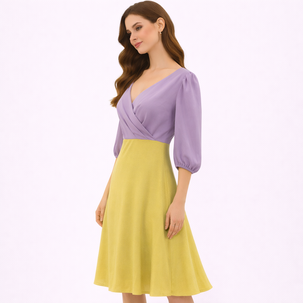 Women's Dress Purple*Yallow brand (HANITA)