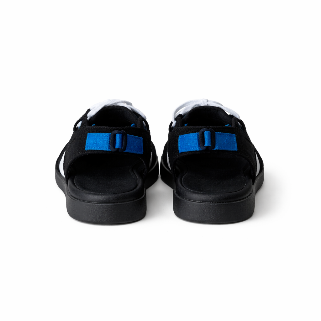 Comfortable black platform sandals (MGTN)