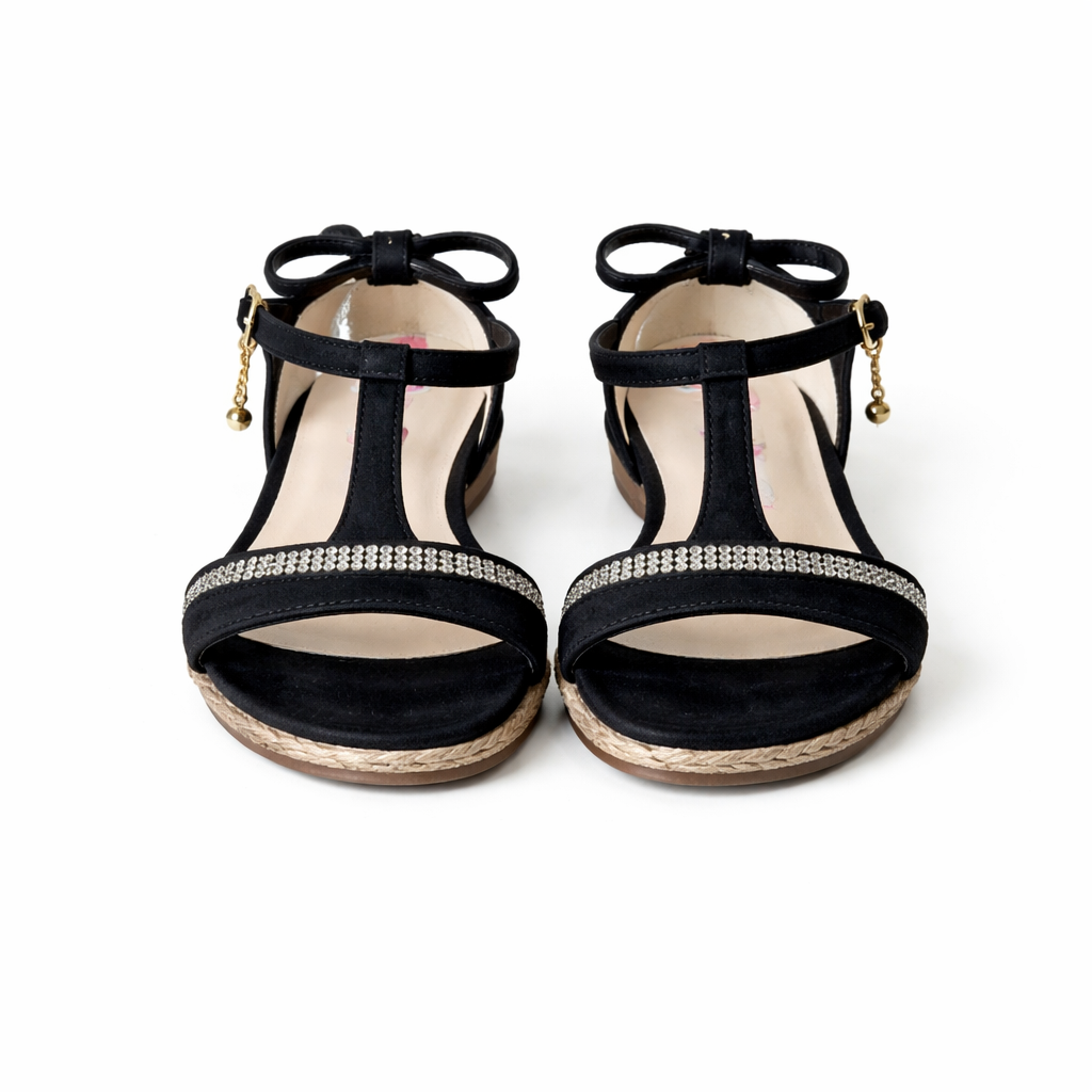 sandle Black, classic, comfy, practical, simple (Mgtn)
