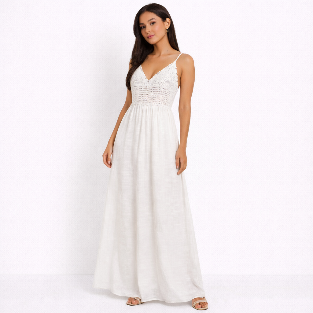 Women's Dress white(HANITA)