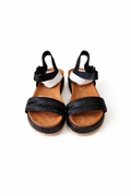 Modern black sandals, elegant comfort (MGTN)