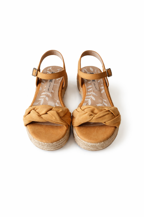 Bright yellow, trendy braided straps  (MGTN)
