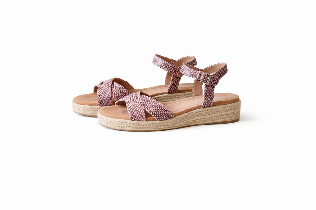 Pink snake elegant cross straps  (MGTN)