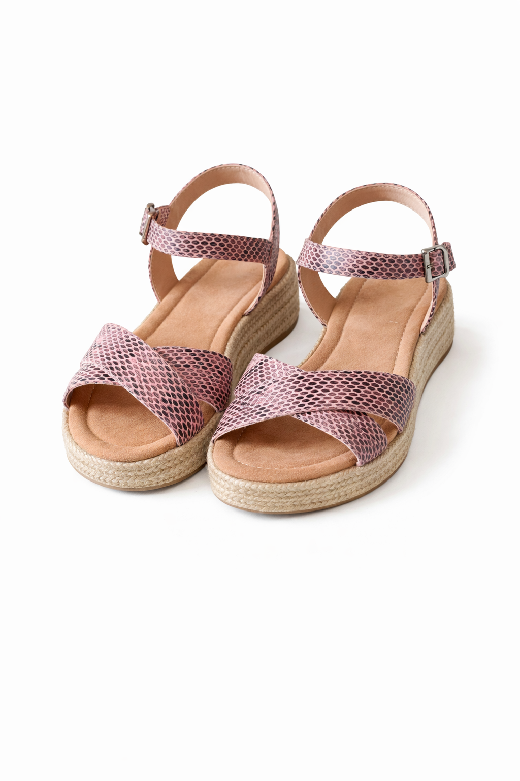 Pink snake elegant cross straps  (MGTN)