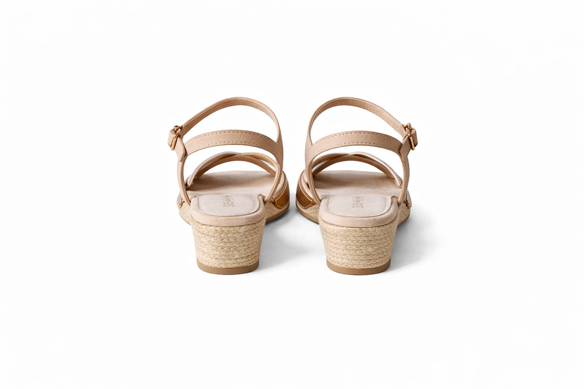 Brown, wedge, boho, summery, comfy (Mariamare)