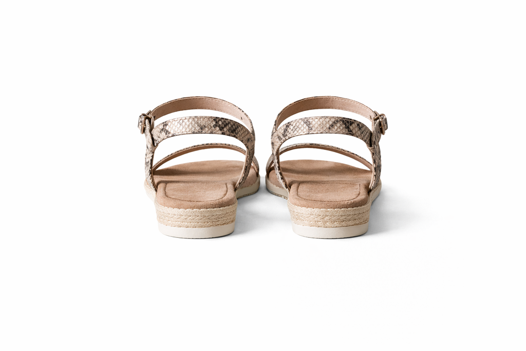 Trendy glittery gold girls' sandals (Mariamare)