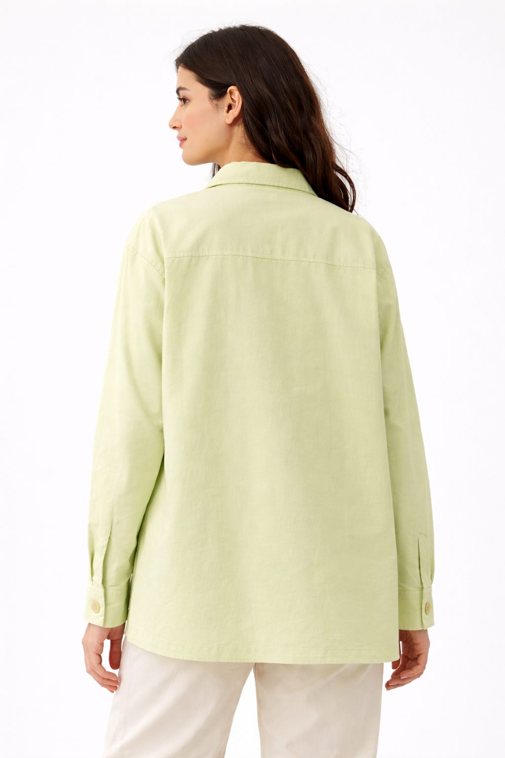Trendy light green "COOL" shirt(Hanita)