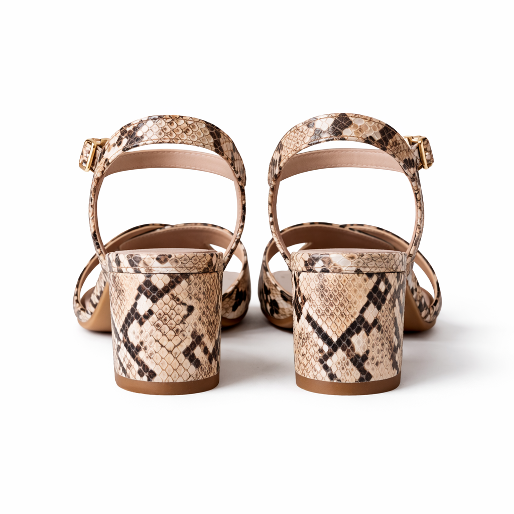 Snakeskin print sandals (Mariamare)
