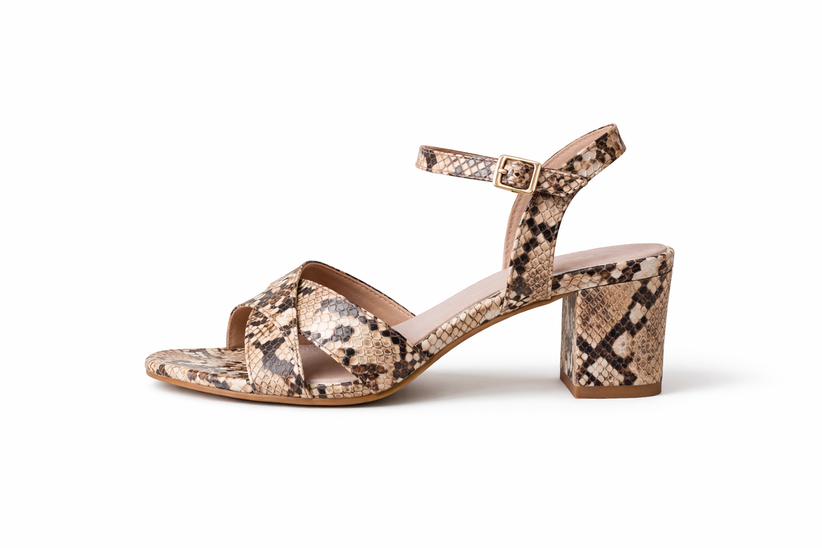 Snakeskin print sandals (Mariamare)