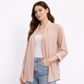 Soft peach cardigan blouse style  (Hanita)