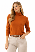 Orange turtleneck, (ALTAMIRA)
