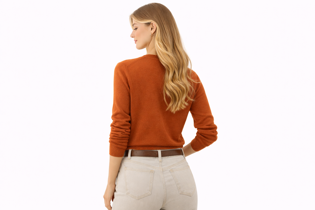 Dark brown, classic cardigan (ALTAMIRA)