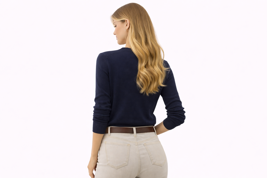 blue cozy elegant sweater (ALTAMIRA)