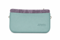 Women’s sky blue*purple Italian Handbag (JUSTO)