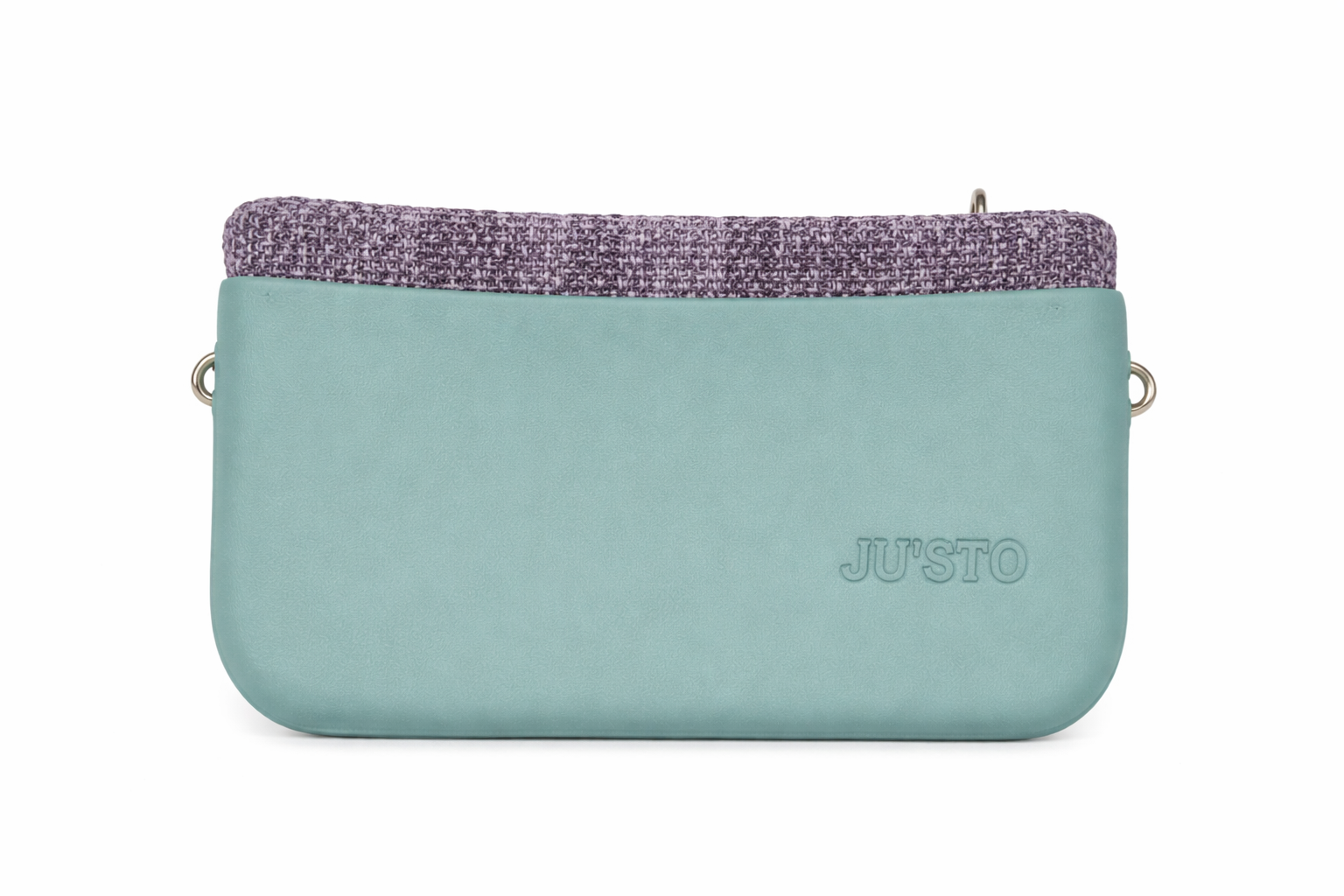 Women’s sky blue*purple Italian Handbag (JUSTO)