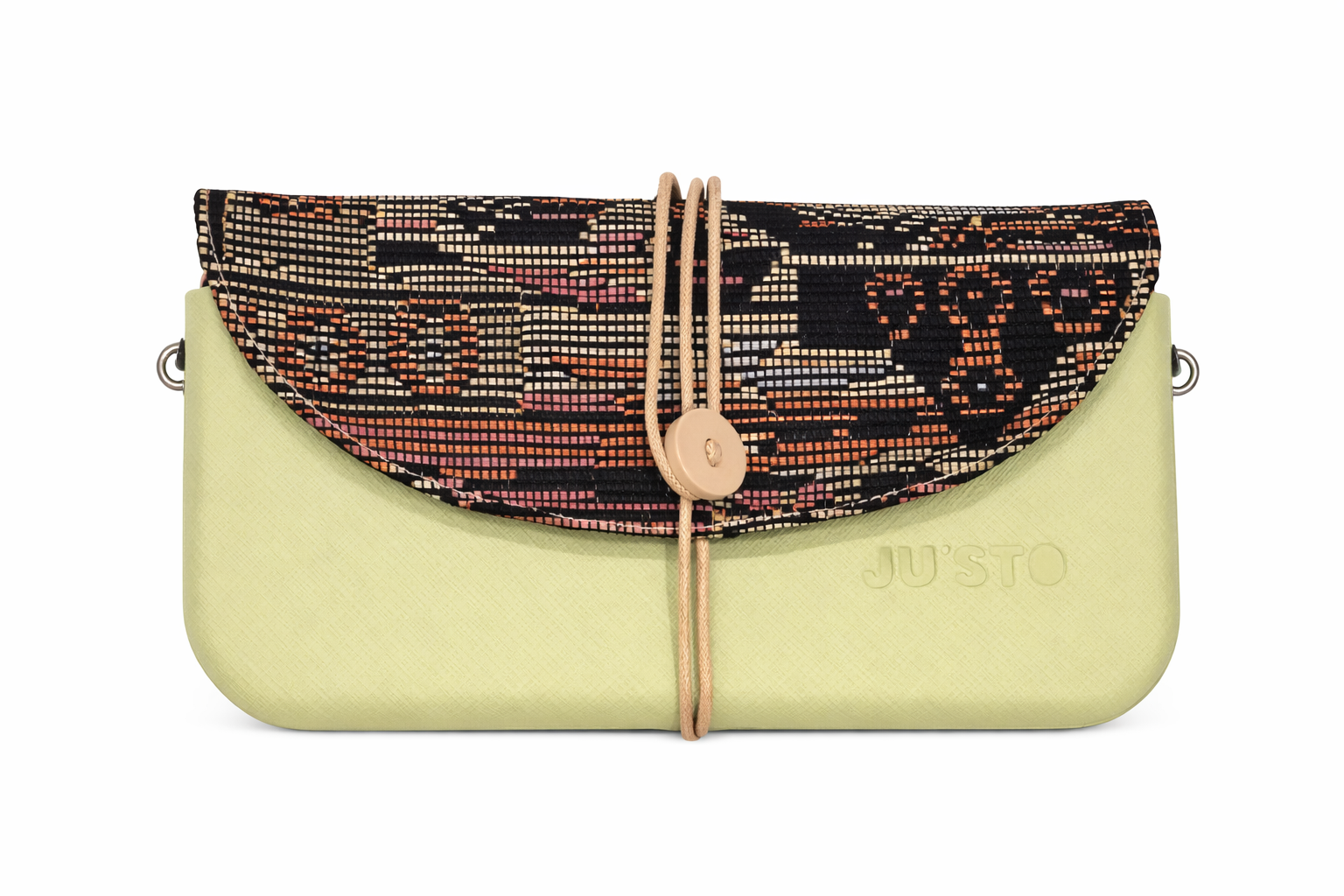 Women’s Green* Multicolor Italian Handbag (JUSTO)