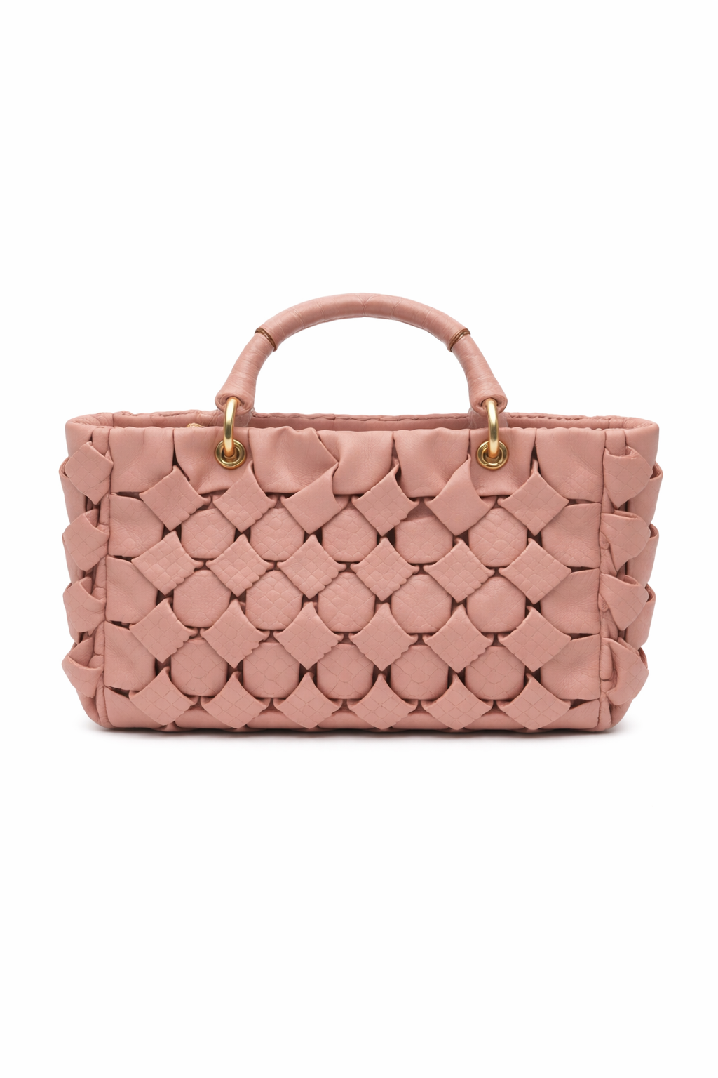 Elegant Italian Women’s Handbag in Dusty Pink (Alex Max)