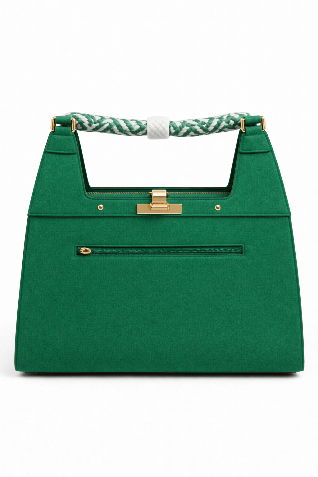 Woman's Green Italian Handbag (ALEX MAX)