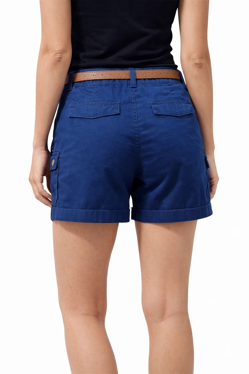 Women’s Cotton Cargo Shorts  (INSIDE)